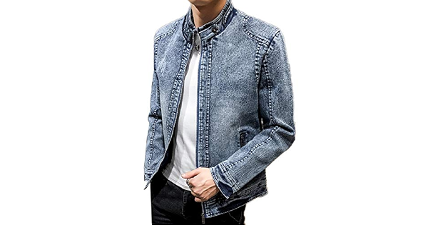 Pockets Coats Vintage Zip Denim Jackets 