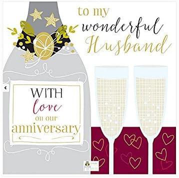 Think Of Me Wonderful Husband Anniversary Card