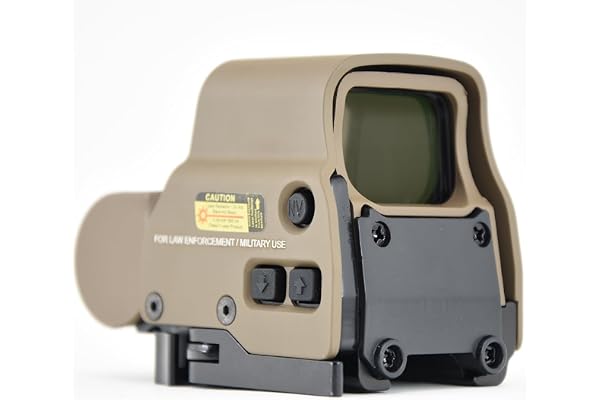 ACEXIER Holographique Réflexe 1x Mire Point Rouge Optique Scope Picatinny Weaver 20mm Quick Release Mount Base for Tactical Hunting Airsoft