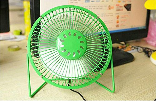 Haodou USB Ventilator Klein Tischventilator leise Lüfter für Sommer Büro Zuhause Gelb - 7