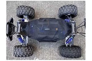 EPTNNASO Chassis Staubdichte Rock Dirt Resist Guard Cover Schwarz für Traxxas 1/5 X-Maxx XMAXX 6S 8S
