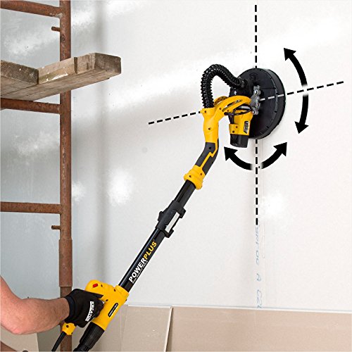 2in1 Kombi-teleskop Trockenbauschleifer Deckenschleifer Langhalsschleifer Wandschleifer POWX0477 - 6