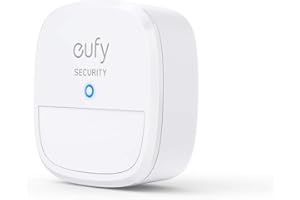 eufy Security Czujnik ruchu domowego, zasięg 100°, wykrywanie 9 m, 2 lata żywotności baterii, regulowana czułość (wymagana baza domowa)
