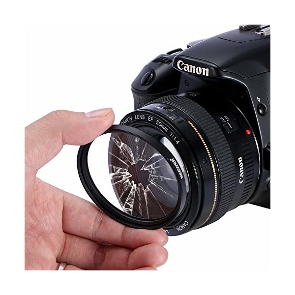 Neewer Filtro para Lentes de 52 mm Accesorio Kit:UV, CPL, FLD, ND2, ND4, ND8 y Parasol, Tapa de Lentes para Nikon D7100… - Image 4