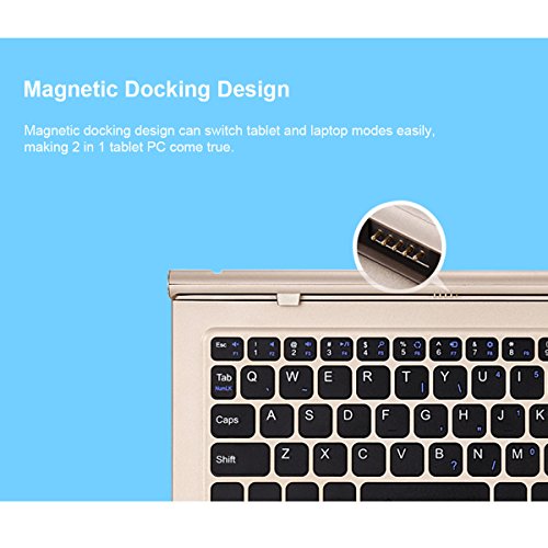 Teclast TL-T10S – Tastatur für Tbook 10S (Magnet Docking Design, für Email, Chat, Spiele) Gold - 9