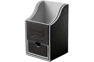 ARCANE TINMEN Arcane Tinman Dragon Shield: Nest Plus Deck Box - Black and Light Grey, Large
