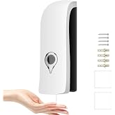 LTZGO 300 ml Wall Soap Dispenser, Manual Single Head ABS Shower Gel, Shampoo, for Bathroom Kitchen Hotel Office, No Drilling
