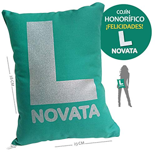 Inedit Novata Conductora Novel Cojín Broma