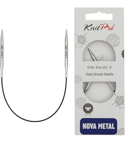 Ferri Da Maglia Circolari KnitPro Zing - Alluminio Leggero, 22.5cm X 3.75mm, Perfetti Per Tutti I Fili - Foto 2