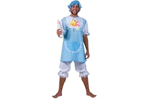 Karneval-Klamotten Baby Costume Adult Men's Costume Blue/White Carnival Fancy Dress