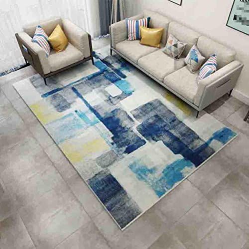 YANLI Minimalist carpet living room modern geometric sofa coffeetable mat bedside floor mat , 006 , 120*160cm