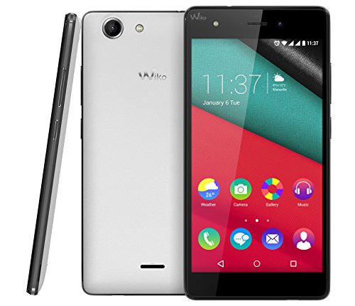 Wiko Pulp 3G Smartphone (12,7 cm (5 Zoll) HD IPS-Display, 1,4 GHz Octa-Core-Prozessor, 32GB interner Speicher, 2GB RAM, Android 5.1 Lollipop) weiÃŸ