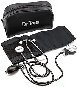 Dr Trust (USA) Sphygmomanometer Aneroid Type Manual Blood pressure monitor with stethoscope