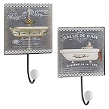 Set 2 Garderobenhaken Einzelne Salle De Bain
