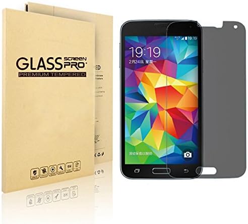 NEXTANY Privacy Anti-Spy Tempered Glass Screen Protector Shield Guard for Samsung Galaxy S5
