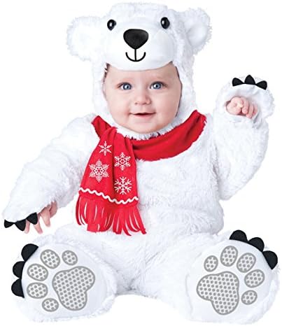 Baby's White Lil' Little POLAR BEAR Luxury Fancy Dress Party Christmas Costume