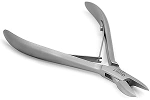 ‎BLIZZARD Blizzard Nagelzange - Eckenzange Spitzen mit Radius abgerundet - Podologie-Werkzeug für Arbeiten bis in den Nagelfalz ideal auch bei Diabetikern - Fußpflege CE Medizinprodukt Edelstahl - 13 cm