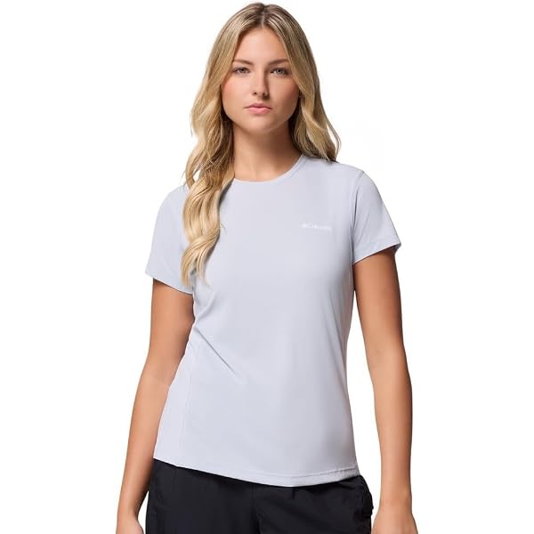 Columbia Damen Sun Trek T-Shirt – Kurzärmlig, Schnelltrocknend, Mit Grafik-Aufdruck
