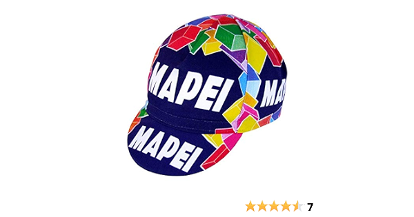 Apis Cappellino Ciclismo Team Vintage MAPEI Cycling cap HOSTED BY PRO' Line  : Amazon.it: Abbigliamento