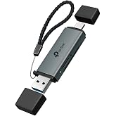 TP-Link UA430D | USB 3.0 Type-C &amp; Type-A SD/microSD Kart Okuyucu | 5 Gbps Hız, UHS-I 200 MB/s, &Ccedil;ift Kart Eşzamanlı Okuma/Yazm