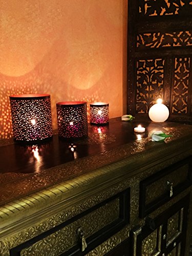 Orient Orientalische Windlichter Teelichthalter Estelle – 3er SET - 8