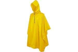 Sensong Rain Poncho Waterproof Rain Cape with Hood Multifunctional Raincoat Reusable Rain Clothing Foldable Ripstop Women Men for Hiking Hunting Camping Fishing Daily Use