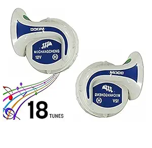 Motoway Mocc 18 in 1 Digital Tones Car Magic Horn Set Of 2 For Maruti Suzuki Celerio