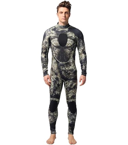 Muta Subacquea OMER 3mm Unisex - Nero, Giacca E Pantalone, Con Rinforzi Gomiti E Ginocchia - Foto 2