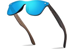 KITHDIA Polarizadas Madera Gafas De Sol Hombre/Mujer UV400 Protección S5029