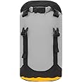 SEA TO SUMMIT - Evac Compression Dry Bag - Award Winning Dry Bag - Lightweight - Roll Closure - Recycled Fabric - Hiking & Paddle Sports, Highrise Grey, X-Small