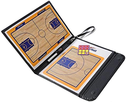 Three Folds Foldable Referee Tactics Kit Coaching Board Basketball Sport