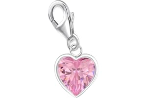 Goldene Hufeisen Karabiner Charm Anhänger für Bettelarmband Charmketten 925 Echt Silber