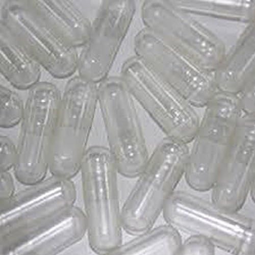 5000 Empty Clear Gelatin Gelatine Hard Capsules Size 1 self fill gel caps Hard Capsule