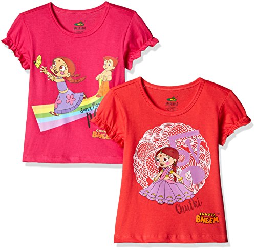 Chhota Bheem Girls T-Shirt (Pack of 2) RS.149 (70.00% Off) - Amazon