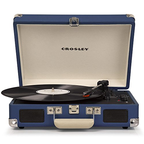 Crosley - Tocadiscos Portã¡Til Deluxe BT Azul