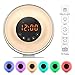 Produktbild Wake Up Wecker von Leto SF: Sunrise/Dawn Simulation Digital Alarm clock| LED Display Night light| 7 wechselnden Farben Touch Control Schlummerfunktion FM Radio, Nature Sounds für natürliches Wake Up