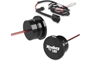 Kurvia LED Frame Body Cap Light Compatible with Honda Monkey 125 Z125 (2018-2023) All Models, Black