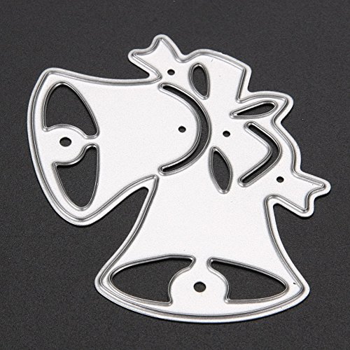 Amazingdeal365 2 PCS Schelle Metall Form Schablonen Schneiden DIY Dekor Sammelalbum Karten Buchzeichen Lesezeichen als Geschenk für Freunde Geburtstag Kinder,Kindergarten Hobby Schule Handarbeit Unterricht usw. Ein tolles Geschenk! (Meerjungfrau) - 3