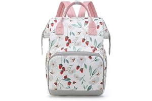 ZiaWorld Baby Changing Bag Backpack Diaper Bag Waterproof Nappy Back Pack Large Capacity Maternity Bag Multi-Function Travel Backpack with 2 Stroller Straps 3 Insulated Pockets for Mom and Dad