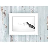 Kunstdruck / Poster HIKE N°1 -ungerahmt- Berg, Gebirge, Nebel, Wolke, skandinavisch, nordisch, Landschaft