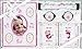 New Baby Girl Gift 5 Piece Keepsake Set First Photo Frame, Curl and Tooth Box, Handprint Footprint Prints Kit Pink White