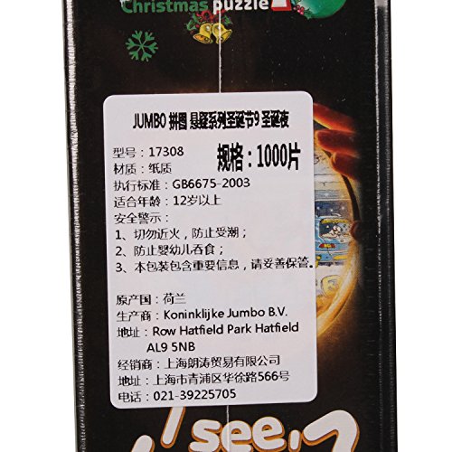 Wasgij 1000 Piece Chrsitmas 9 A Bright Christmas Night Jigsaw Puzzle