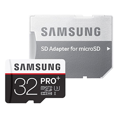 Samsung Speicherkarte MicroSDHC 32GB PRO Plus UHS-I Grade U3 Class 10, für Smartphones, Tablets und Action Cams, mit SD Adapter [Amazon Frustfreie Verpackung]