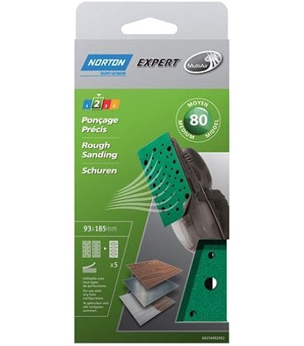 NORTON MULTI-AIR PLUS A975 115X230MM P220 PIECES 50 - Ferraris Color