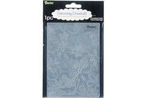 Darice 1215-70 Classeur de gaufrage Plastique Transparent 10,8 x 14,6 x 0,3 cm