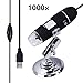 Produktbild KEEKA 1000X USB Digital Mikroskop mit 8 LED einstellbar Endoskop Video PC Kamera