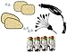 Auto Pearl - Combo Of - Car,Bike Air Alert Tire Valve Cap , Mobix Car Charger And Chipkoo Sun Shade Curtain Beige Set of 4 RS.927.00