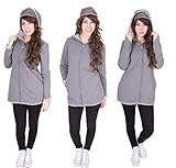 Milchshake – 3in1 Tragejacke aus warmem Sweatstoff „Vivid“ - 5