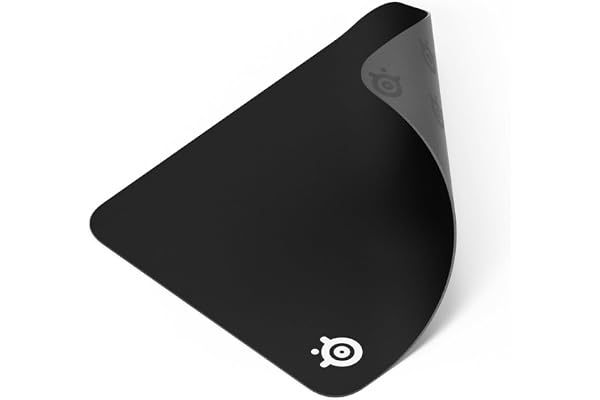 SteelSeries QcK - Tapis de souris de jeu en tissu - Surface exclusive micro tissée - Optimisé pour les capteurs de jeu - Taille M (320mm x 270mm x 2mm)