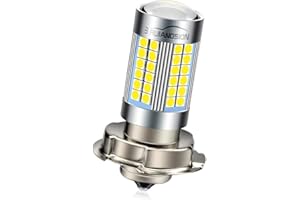 Ruiandsion 1pc P26S LED lampadina da DC 12V luminosa eccellente 3030 66SMD chipset con la lampadina LED bianco 6000K proiettore per il motociclo della motocicletta faro